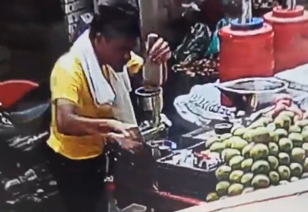 Juice vendor arrested after caught spitting in juice in northern India