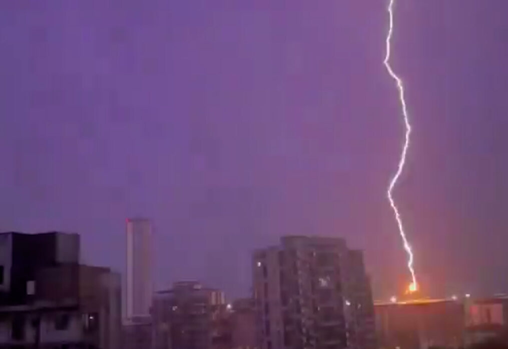 Western India battled dangerous thunderstorms with heavy rains in fierce weather onslaught