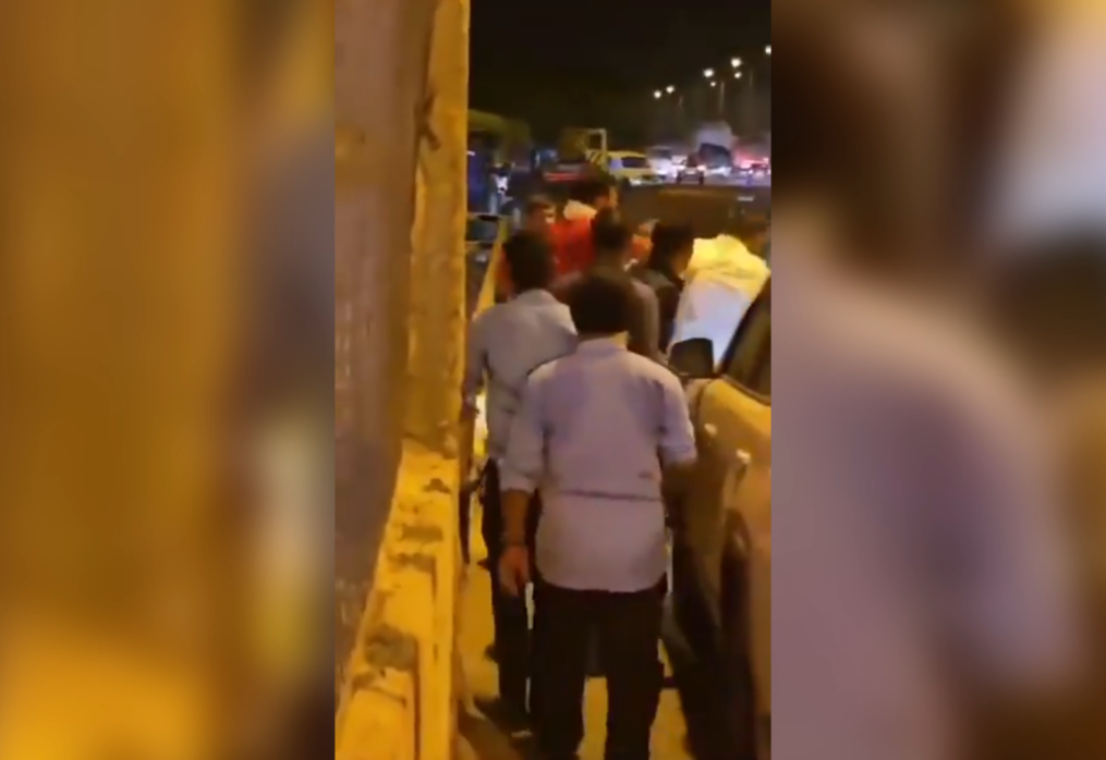 Hooliganism erupts in northern India as toll plaza employees attack car travelers