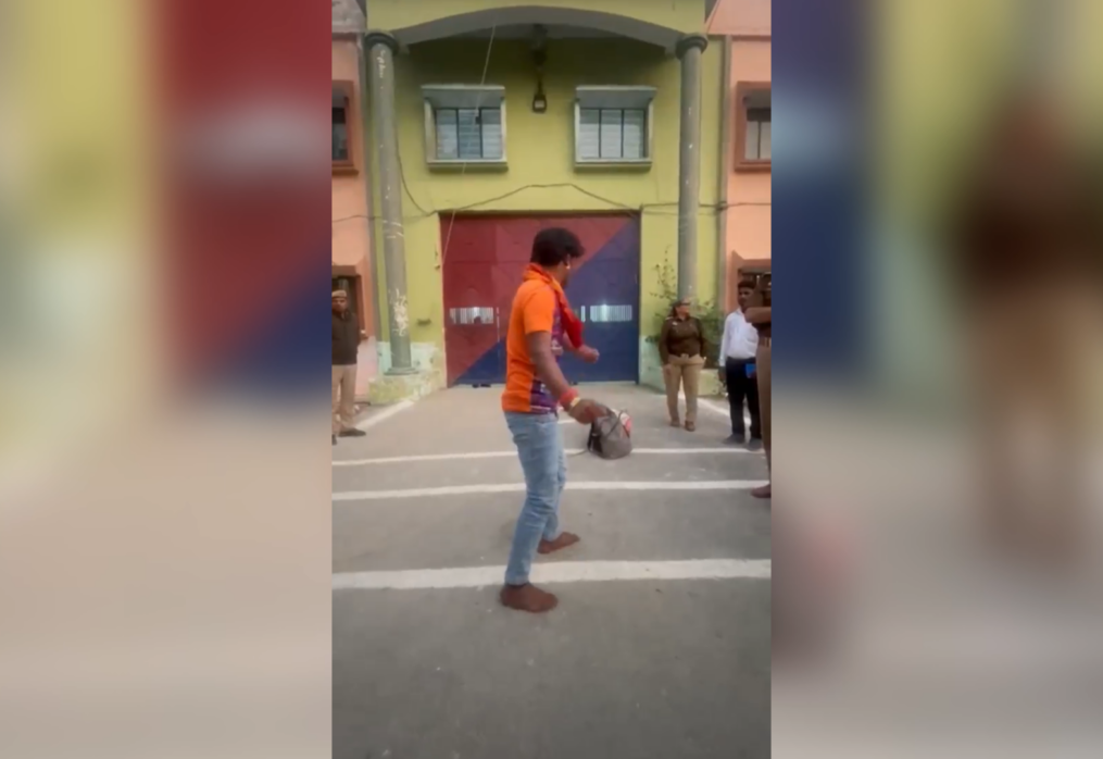 Freedom groove: Man breaks into dance after release from jail