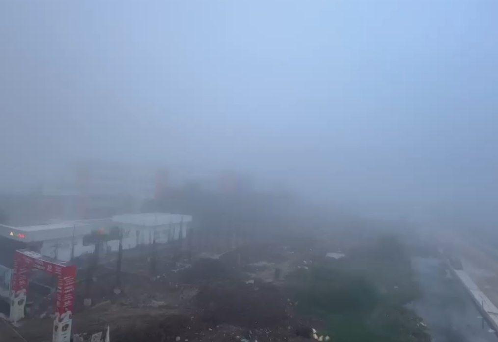 Calm winds bring serene morning fog with fresh air quality in southern India