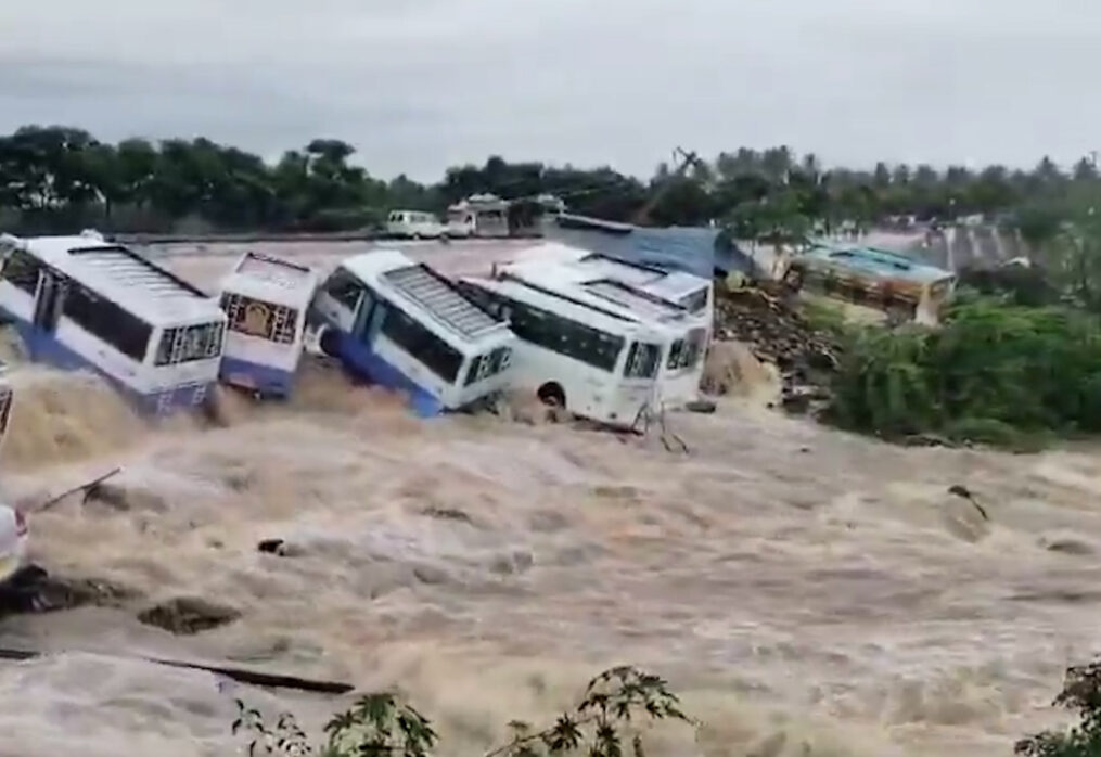 Cyclone Fengal unleashes fury: Buses swept away in devastating floods