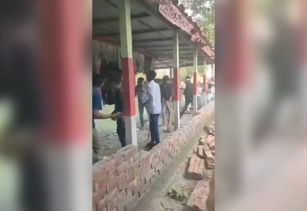 Extremists ruthlessly demolish minority temple in Bangladesh