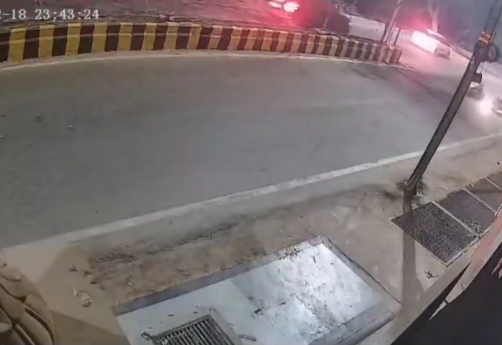 Speeding bike rams scooter; tragic accident leaves two hospitalised